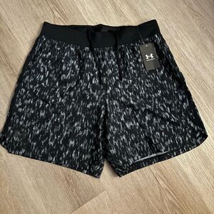 Under Armour Black Patterned Men's Shorts